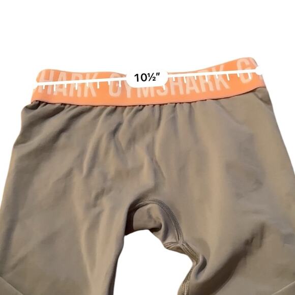 Gymshark Gray & Pink Seamless Flex Fitness Low Rise Capri Leggings Sz XS - Picture 7 of 9